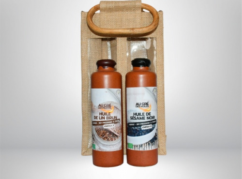 Adal Terra - Huile de Lin biodynamique et Sésame noir Bio 2X200ml