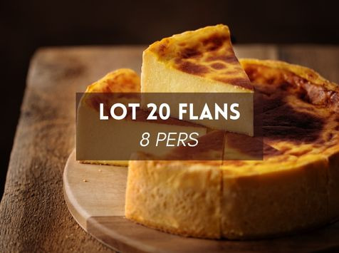 Maison Héron père et filles - Lot de 20 Flans Normands de 8 pers