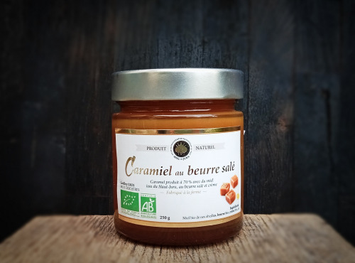 Elevage de Cochons en Forêt et Produits du Terroir Jurassien - Caramiel au beurre salé - Bio - 250g