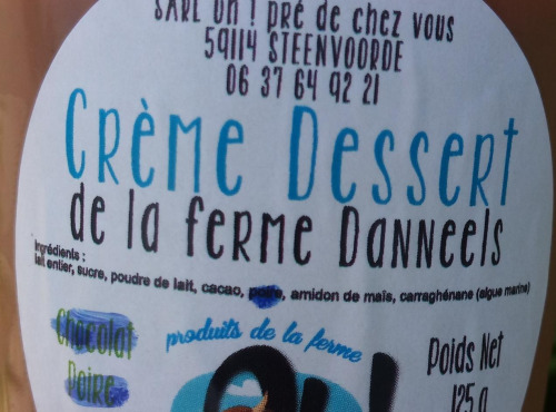 Ferme Joos - crème dessert au chocolat (lot de 6)