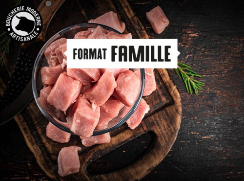 Boucherie Moderne - Sauté de porc (Format Famille) - 2kg