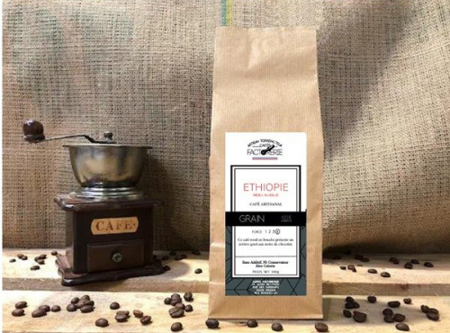 Cafés Factorerie - Café Ethiopie Harrar GRAIN - 1kg