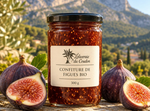 L'OLIVERAIE DU COUDON - CONFITURE DE FIGUES BIO 300GR