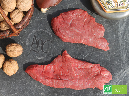 Domaine des Alliers -  Bœuf d'exception - 2 Beefsteaks aiguillette Baronne, bœuf AOC Maine-Anjou, BIO – 250 g  [SURGELÉ]