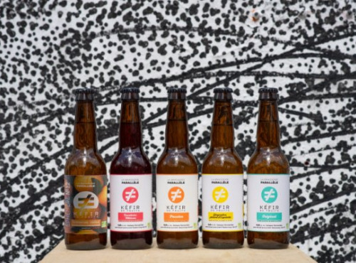 La Brasserie Parallèle - Brasserie sans alcool - Kéfir de Fruits -Plaisir Ephemere - 20 x 33cl