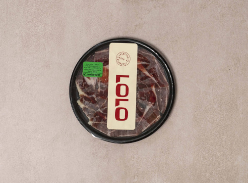 LOLO Jamón - Jambon de Cebo de Campo 50% Ibérique - Assiette 50g