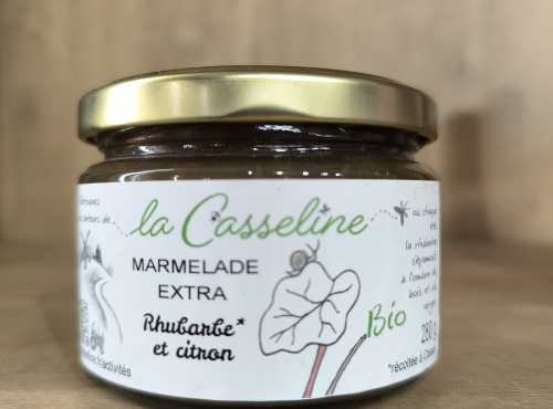 Ferme Joos - Rhubarbe Citron: Marmelade extra bio la Casseline