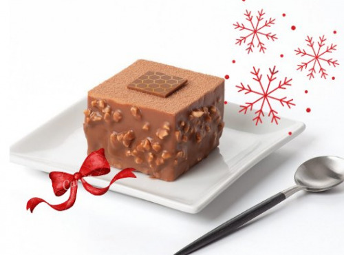 Traiteur Gourmet d'Alsace - Carré Rocher chocolat noisettes 2 pièces