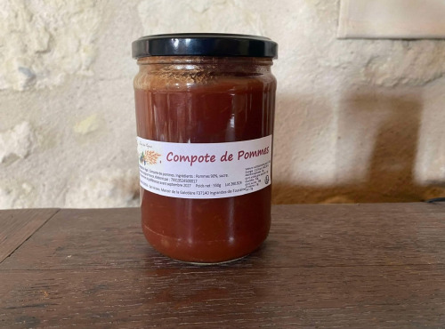 Des Poules et des Vignes à Bourgueil - Compote de pommes caramélisée