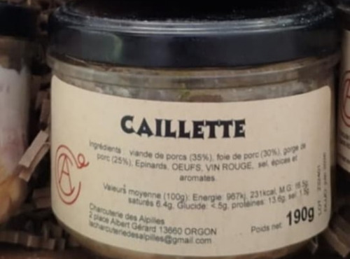La charcuterie des Alpilles - Caillette 190g