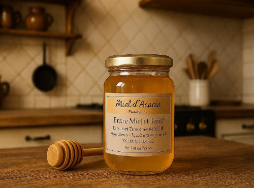 La Maison du Charolais - Miel d'accacia Entre Miel et Terre  500g