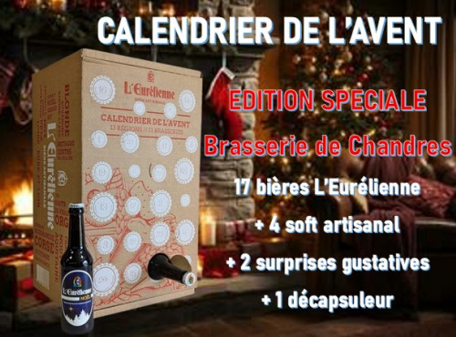 Bière L’Eurélienne – Brasserie de Chandres - Calendrier de l'Avent "Edition Spéciale Brasserie de Chandres"