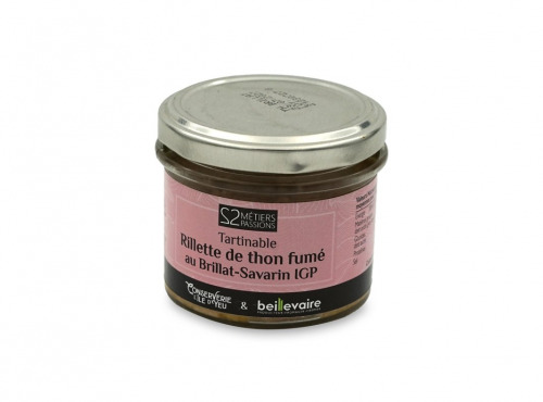 BEILLEVAIRE - Tartinable - Rillette de thon fumé au Brillat-Savarin IGP
