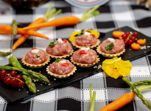 La ferme Grandvillain - Mini Tartelettes - Poulet & Chèvre - 6 X 15 G