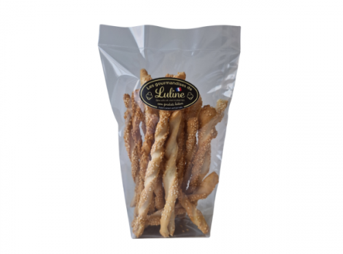 Les Gourmandises de Luline - Gressins aux sésames 100g
