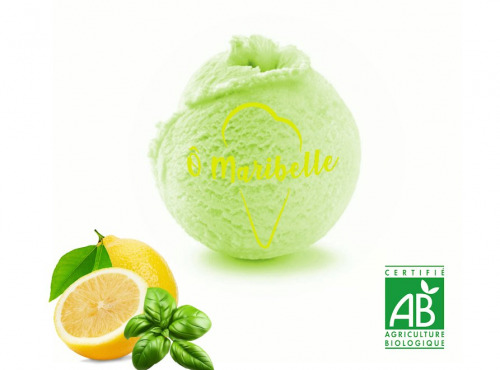 O Maribelle - Sorbet Citron-Basilic BIO 500 ml