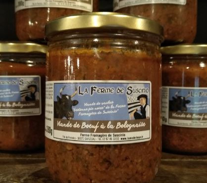 Tome de Rhuys - Ferme Fromagère de Suscinio - Viande De Boeuf Bolognaise