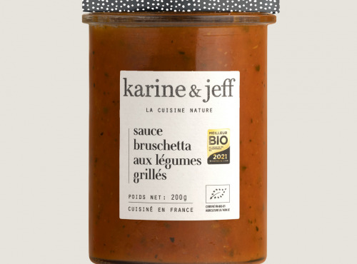 Karine & Jeff - Sauce bruschetta aux légumes grillés 6x200g