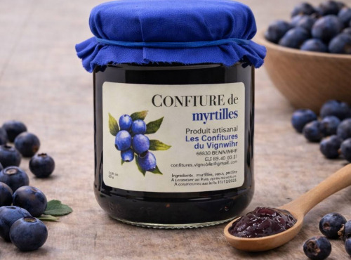Maison Schmid - Confiture de Myrtilles - Les Confitures du Vignoble