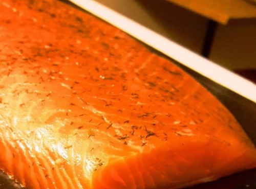 HLB TRAITEUR- (Ô'Gravlaks PREMIUM) - Saumon Gravlax (sans antibiotique) - Baron frais de 600g