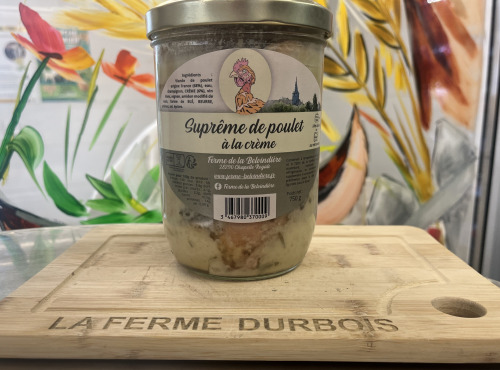 La Ferme Durbois - Suprême de poulet à la crème 750g