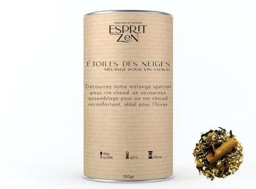 Esprit Zen - Spécial Vin Chaud Étoile des Neiges - Boite 150g