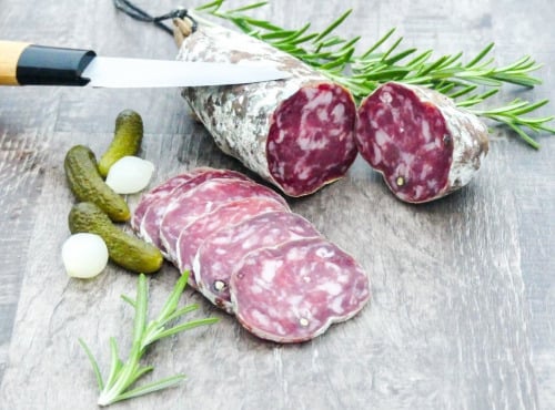 Atelier Pierre Sajous - Saucisson sec de Porc Noir de Bigorre 240g