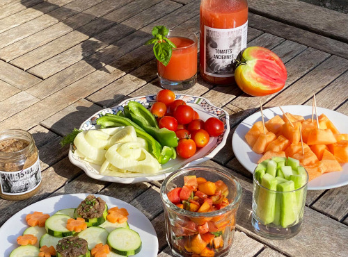 La Boite à Herbes - Panier Apéro : fruits et légumes