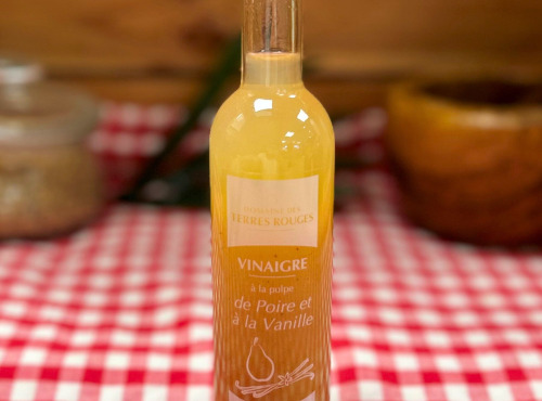 Domaine des Terres Rouges - Vinaigre  à La Pulpe De Poire Et à La Vanille 10cl