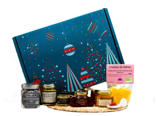 Le safran - l'or rouge des Ardennes - Coffret NOEL de produits safranés x6