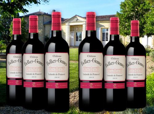 Château Belles-Graves - AOC Lalande de Pomerol 2016 - Château Belles-Graves 6x75cl