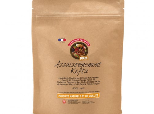 La Brigade des Epices - Assaisonnement pour keftas - sachet kraft 250g