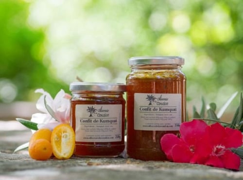 L’Oliveraie du Coudon - Confiture de kumquat du domaine 390Gr