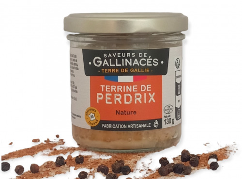 Terre de Gallie - Terrine de perdrix nature