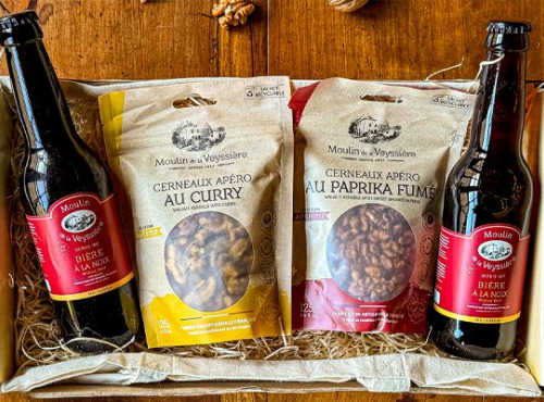 Moulin de la Veyssière - Coffret Apéritif à la noix