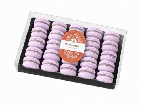 Invitation au Délice - Coffret Mono-parfum - 25 Macarons Violette
