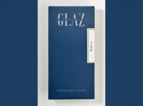 Glaz la chocolaterie de la presqu’île - [Précommande] Tablette chocolat noir Brésil 70%