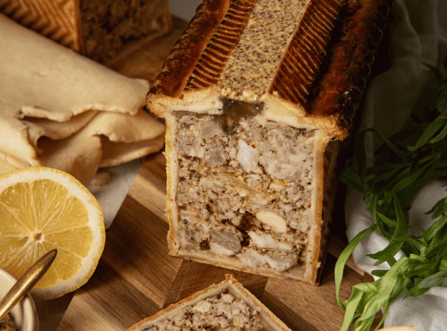 NONAM® par Manon Montessuit - 2 tranches de Pâté-(en)-Croûte Pep's - SANS PORC