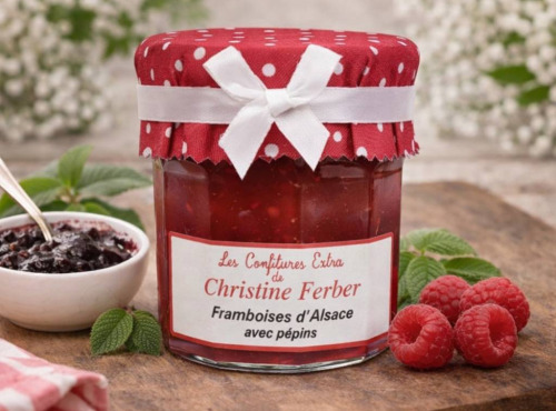 Maison Schmid - Confitures Extra de Christine Ferber - Framboise d'Alsace pépin