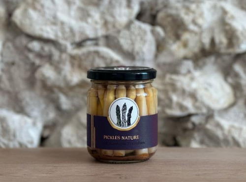 Les Asperges Perroteau - Pickles d'asperges nature 6x120g