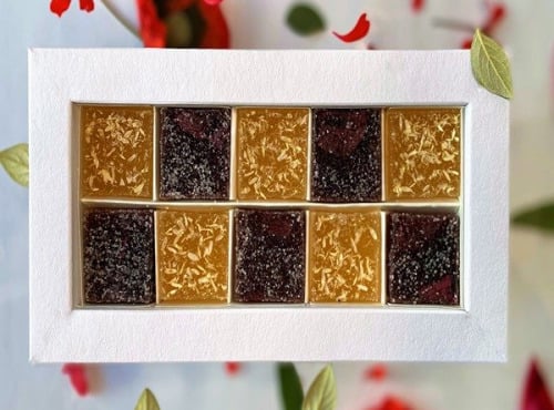 Fleurs de Chocolats - Coffret Pâtes de Fleurs Coquelicot / Camomille-130g