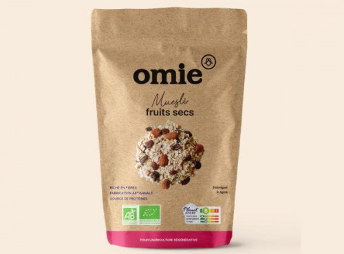Omie - Muesli fruits secs - avoine français - 340 g