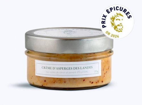 Domaine Terra - Crème de pointes d'asperges aux zestes de citron et au piment d'Espelette