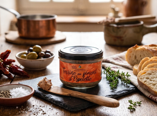 Le Tuyé de Mésandans - Terrine au piment d'espelette sans nitrite - 180g