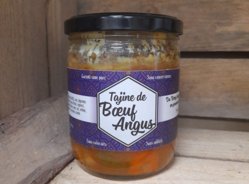 Des Hommes et des Boeufs - Tajine de Boeuf Angus - 375 g