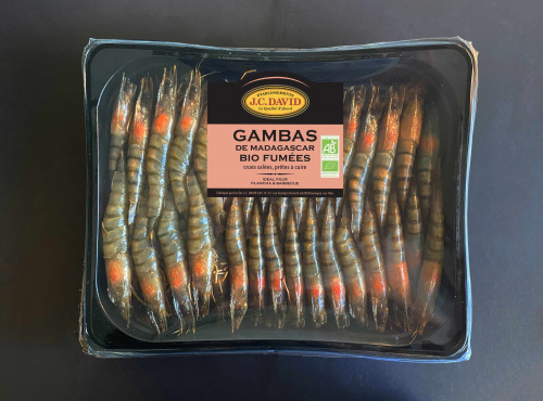 Etablissements JC David - Gambas de Madagascar BIO fumées 800g