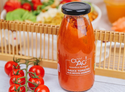 CLAC Conserverie - Sauce Tomate aux petits oignons 250g