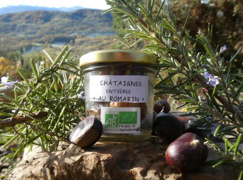 Terres EnVie - Châtaignes Bio Entières Au Romarin 60g