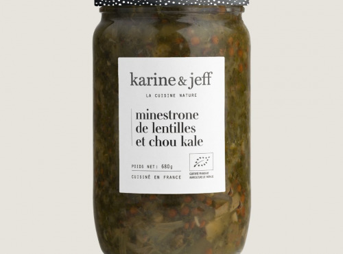 Karine & Jeff - Minestrone de lentilles et chou kale