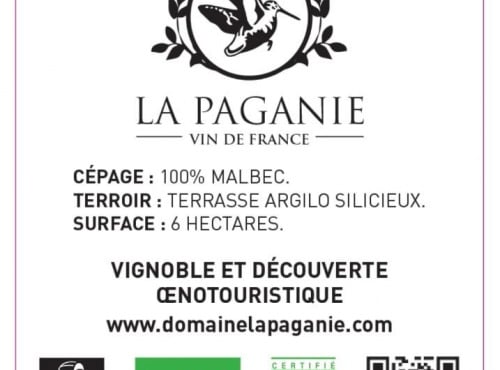 Domaine la Paganie - Rosé La Cuvée Des Filles ( agriculture biologique )